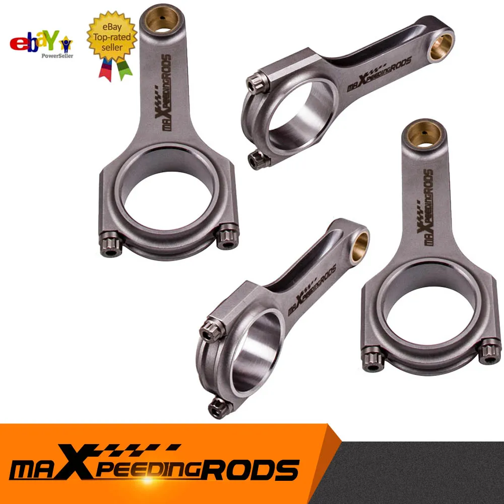 MaXpeedingrods 4340 Connecting Rods 133.5mm For Mitsubishi 4G93 Lancer Mirage Space 1.8 Connecting Rods Manufacture
