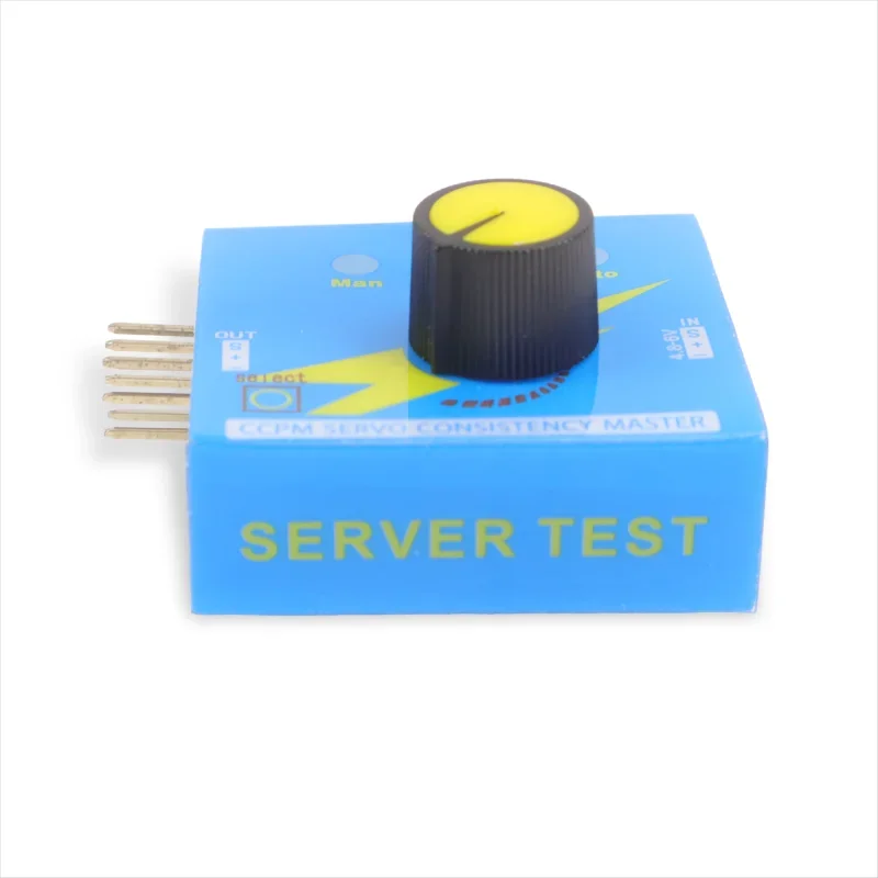 Servobador azul de alta calidad, prueba de engranajes CCPM, comprobador maestro de consistencia, 3 canales, 4,8-6V, con luz indicadora para RC DIY, 1/2/3/5 Uds.