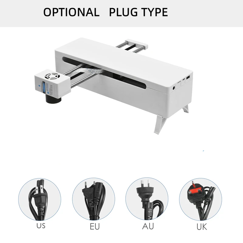 450nm Mini CNC Laser Engraving Machine Adjustable Focal Length Support PC Software Mobile AP Laser Engraver Cutter Carver Printe