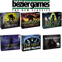 One Night Ultimate Werewolf Fun Party Card Game Daybreak Super Villains Revised Vampire Alien Edition Hidden Roles Deduction