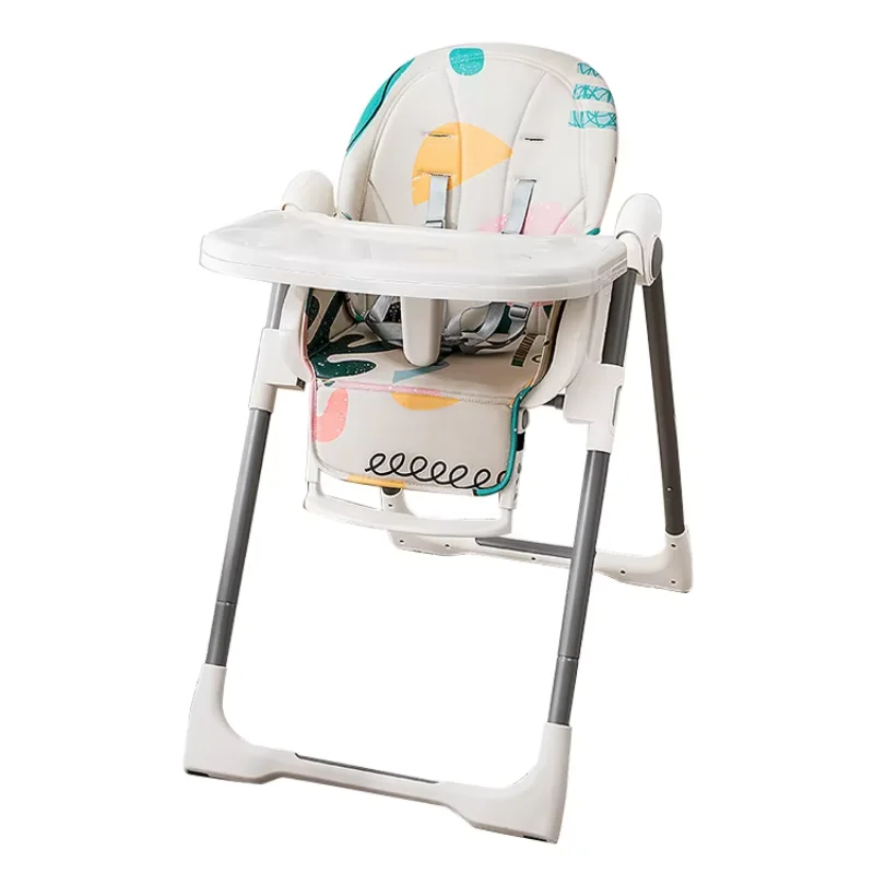 Hot Multi-function Baby Dining Adjustable High Chair  Comfortable Foldable Baby High Chair with table for 0-3 years