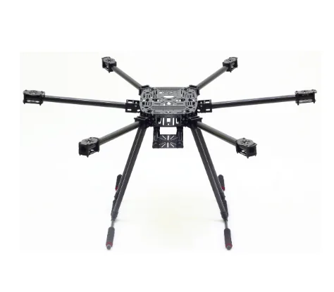 ZD850 Pełny Zestaw Ramy z Włókna Węglowego ZD 850 850MM do Hexacoptera z Sześciowirnikowym Silnikiem, Składane Ramiona, Zestaw Ramy z Niezłożalnymi Podwoziem do FPV