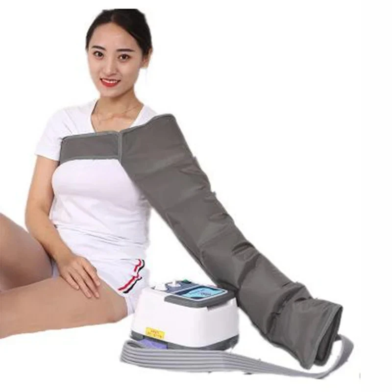 

Home pneumatic leg massager for the elderly six chamber air wave pressure leg and foot pressure massager