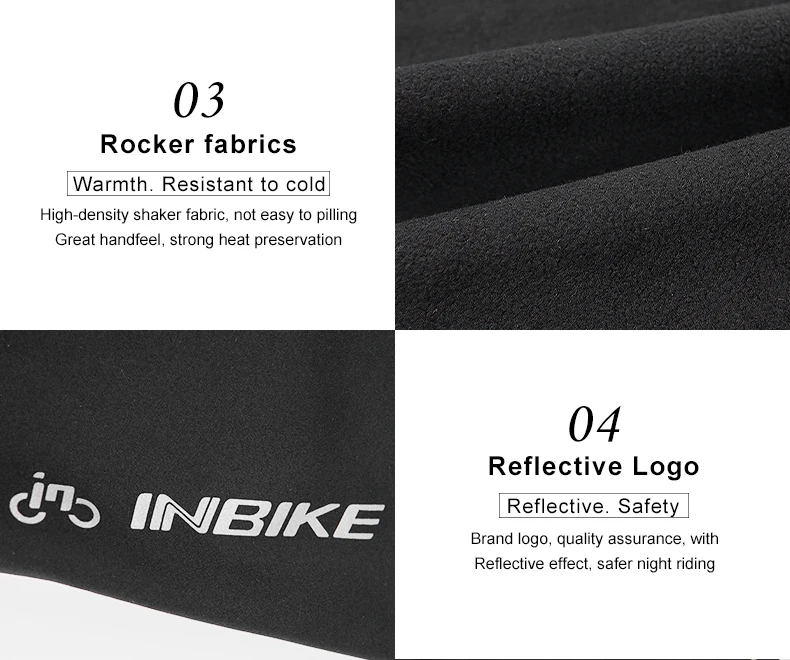 INBIKE Winter-Fleecehose für Herren, winddicht und warm, zum Radfahren, Laufen, Wandern und andere Outdoor-Aktivitäten – Detail 9
