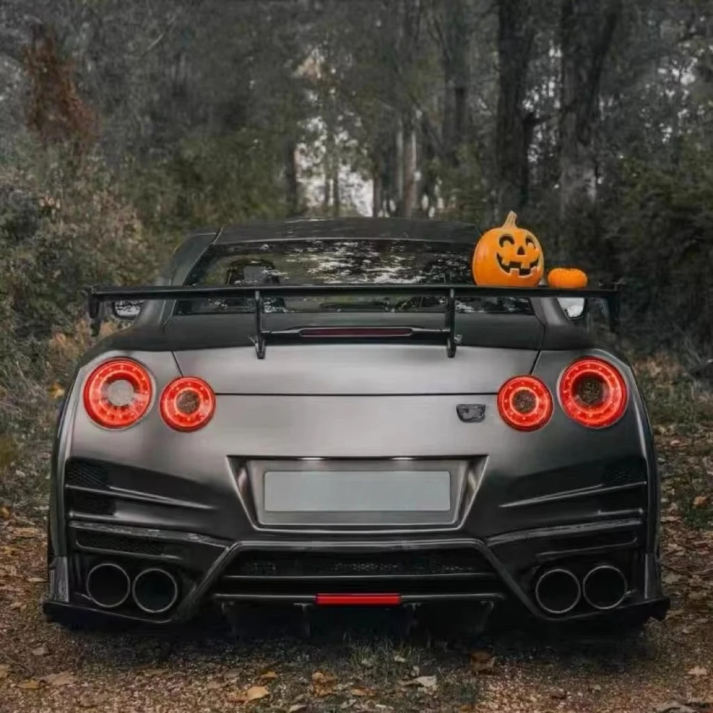 Spoiler stile Nismo per Nissan Gtr R35 Spoiler in fibra di carbonio