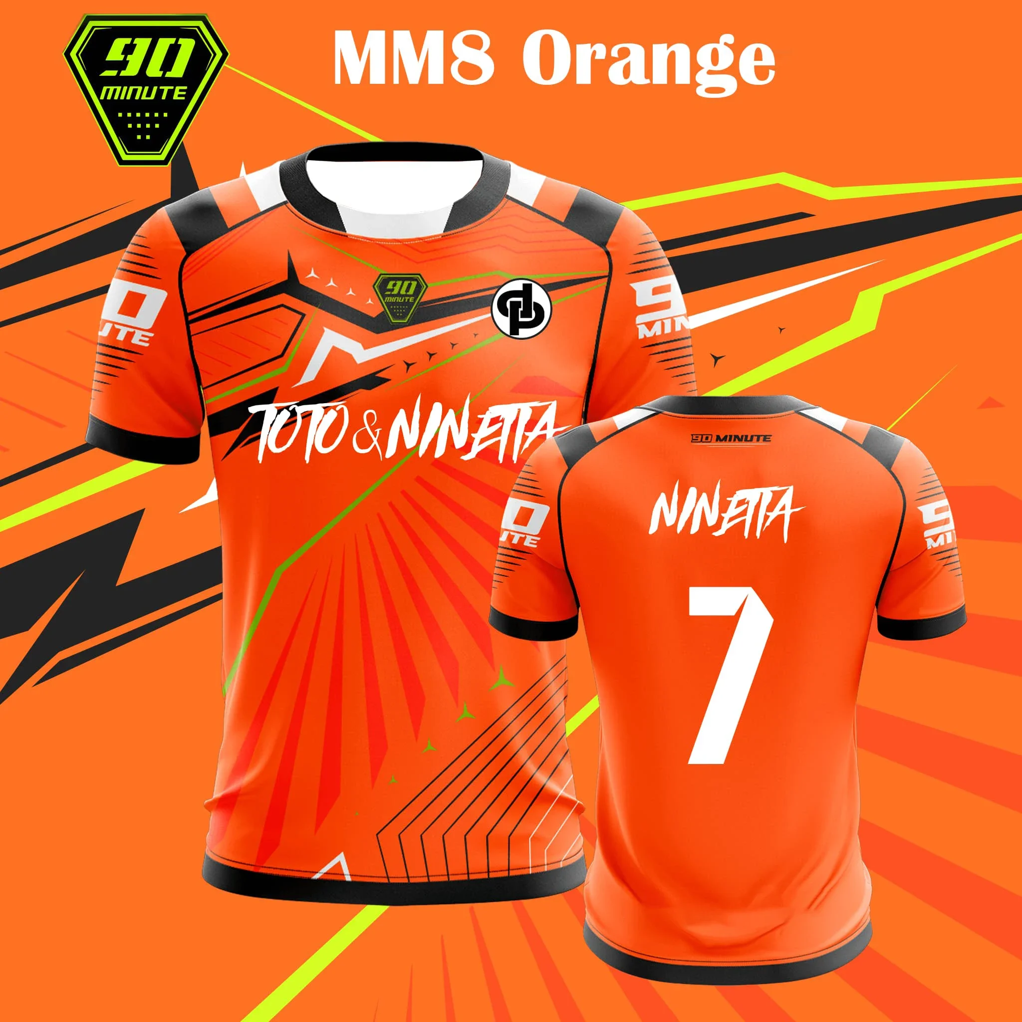 T-shirt ad asciugatura rapida da uomo e da donna più venduta 90 minuti MM8 Comoda casual traspirante Y2K Manica corta Moto