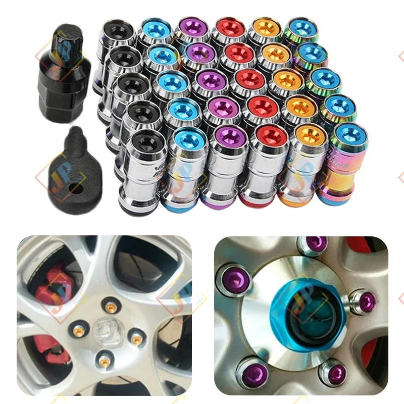 

45mm M12x1.5/1.25 Racing Car Wheel Lug Rims Nuts Car Suitable for small bore nuts