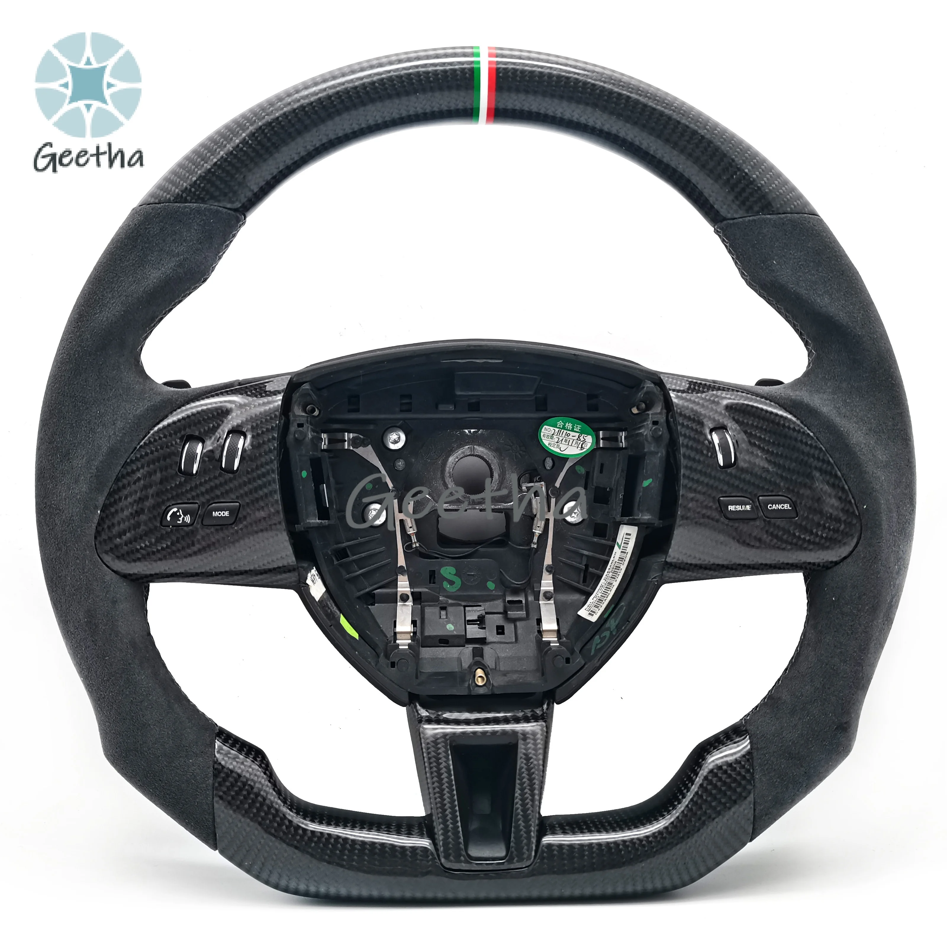 

For Alcantara Customized Racing Carbon Fiber Steering Wheel for Jaguar XF XK 2008 2009 2010 2011 2012 2013 2014 2015