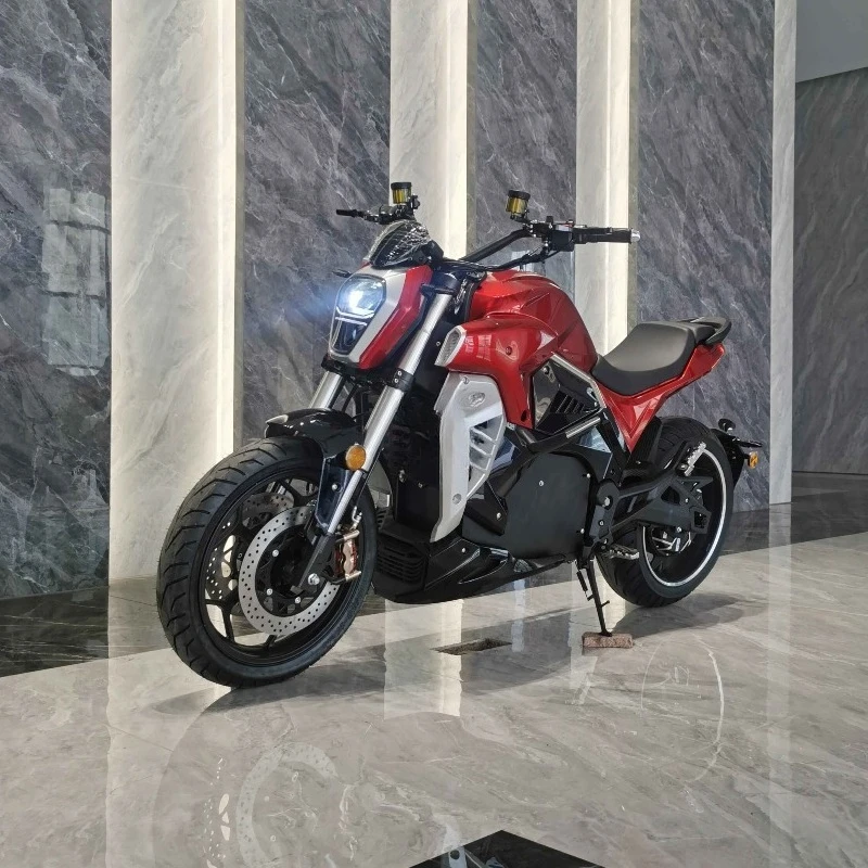 SXLL Diavel Style Electric Motorcycle Bike with QS Motor 3000W 10000W, 72V120Ah 180Ah Lithium Battery 100MPH