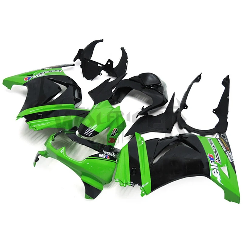 

Custom motorcycle cowl for ZX250R EX250 2008-2012 GREEN ABS fairing Injection mold motorcycle bodywork kit