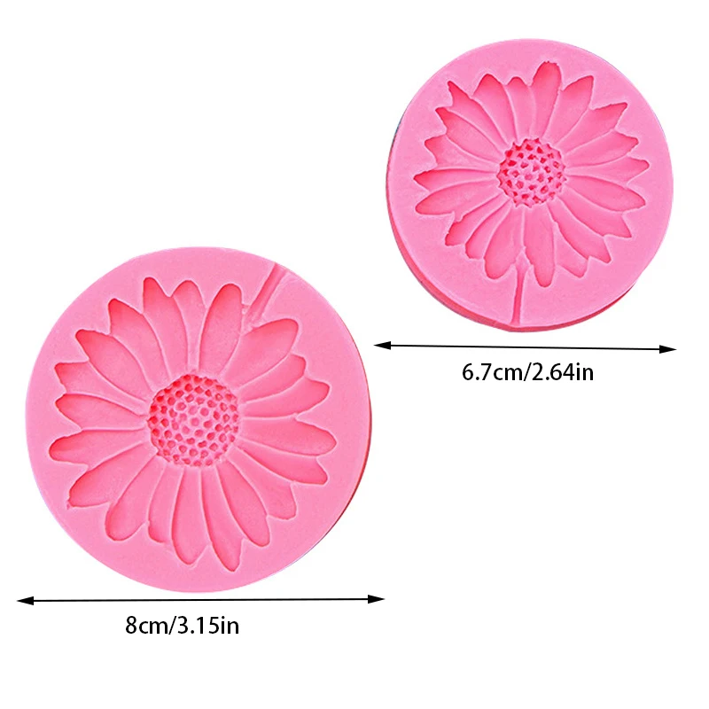 花の形をしたシリコーン型,日曜大工のジュエリー,3Dエポキシ樹脂,石鹸作り,キャンドル型,家の装飾,工芸品