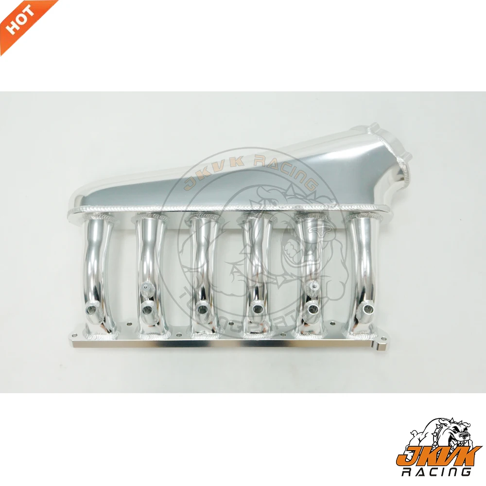 JKVK RACING 90mm Billet Aluminum Intake Manifold Front Facing Assembly With Fuel Rail Kit N52 B30 3.0L 2004-2013 525xi z4 x1 x3