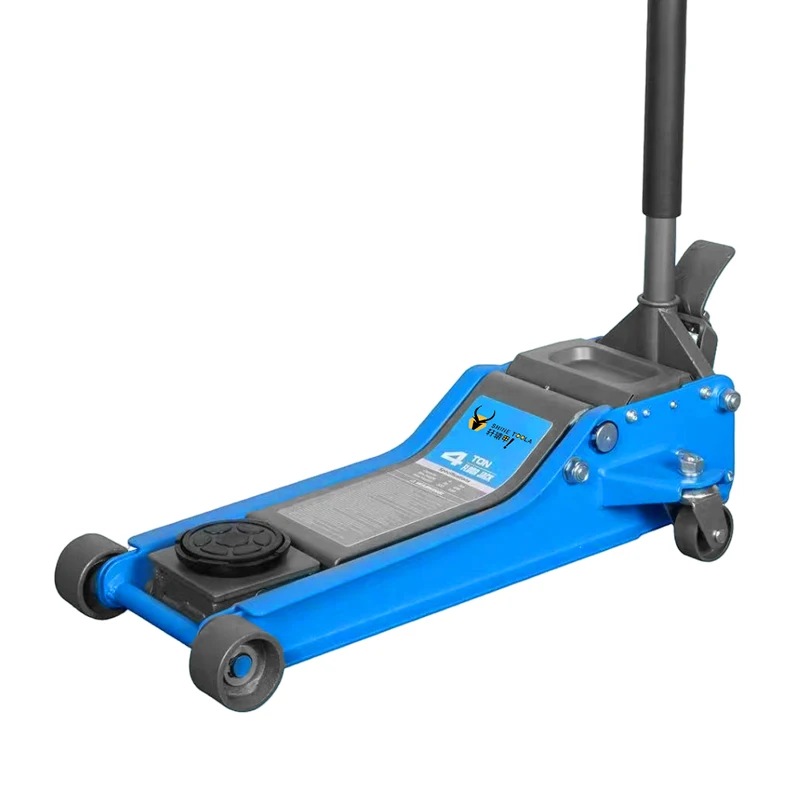 Hot Sale Ultra Low Profile 4 Ton Hydraulic Low Profile Service/Floor Jack with Dual Piston Quick Lift Pump for Car Garage Shop