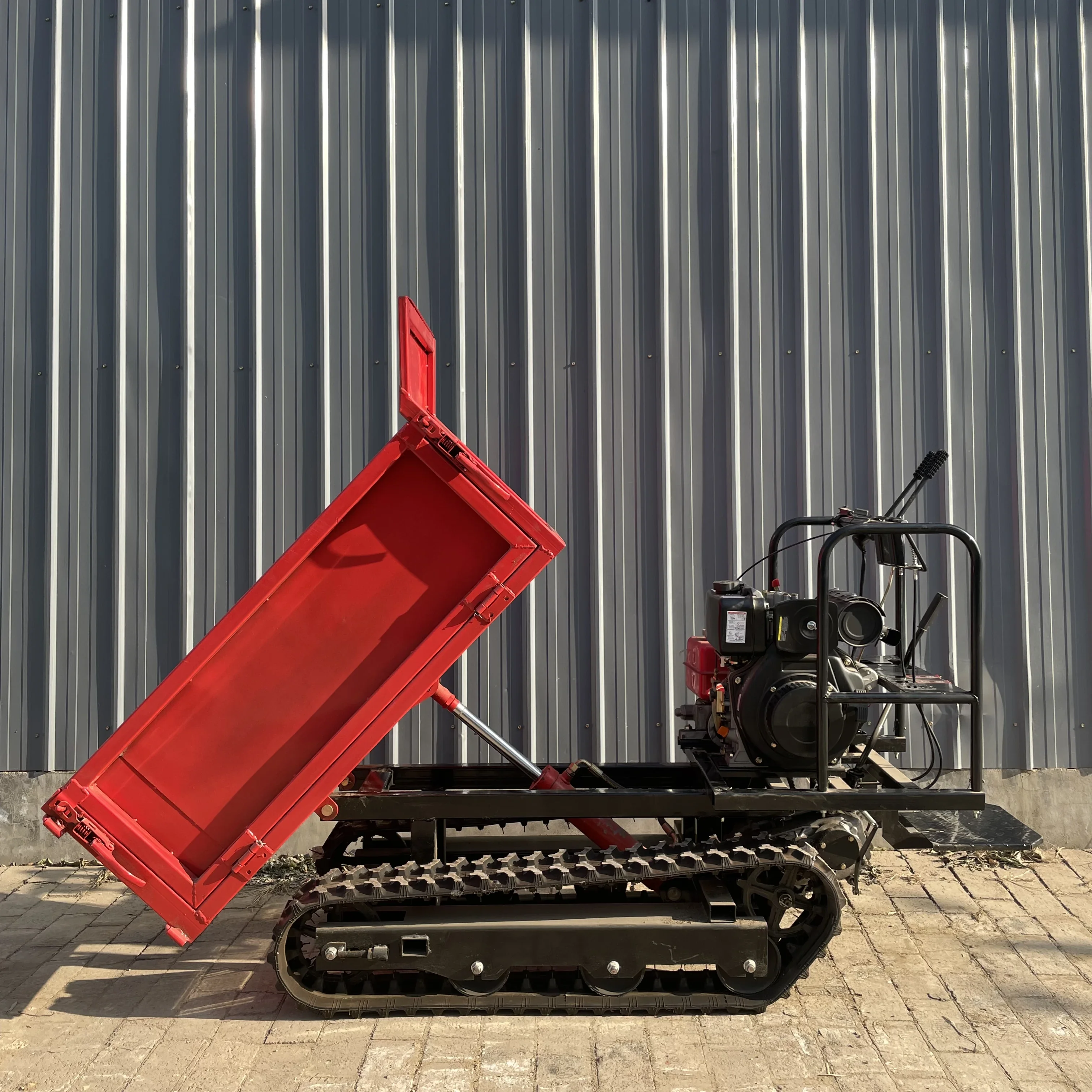 Mini Borracha Rastreado Crawler Dumper, Preço