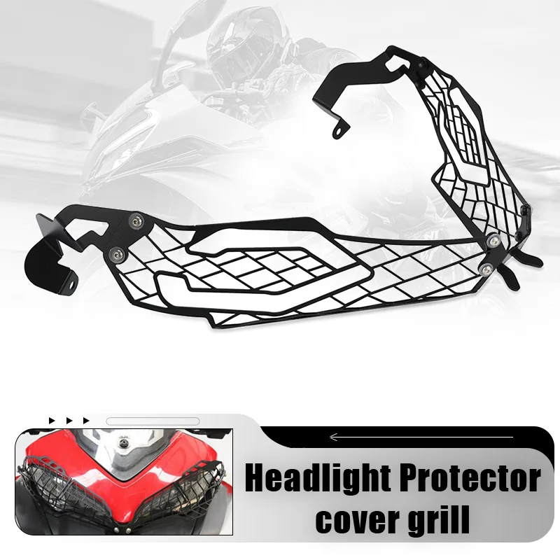 

Headlight Protector Grille Guard Cover Protection Grill For Ducati MULTISTRADA 1260 1200 950 S D AIR GRAND ENDURO PIKES PEAK