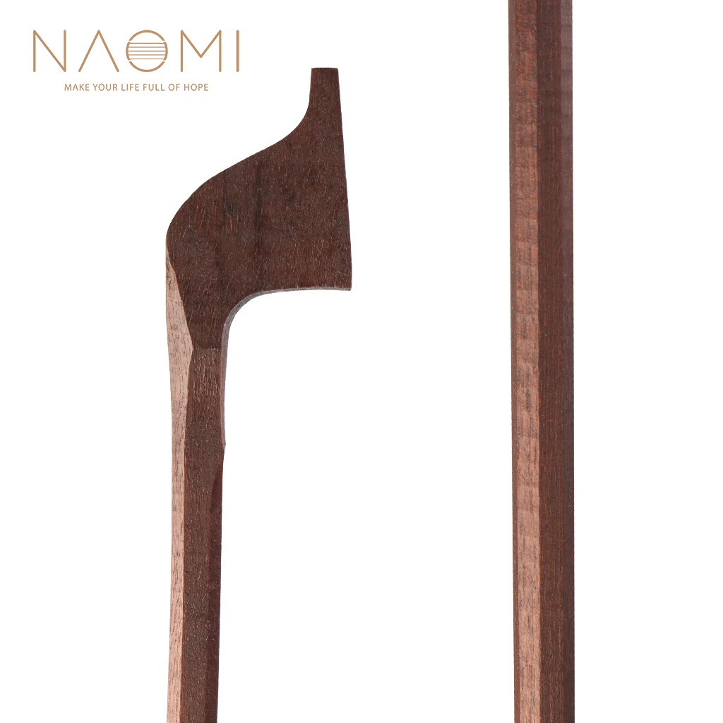 

NAOMI 4/4 Size Brazilwood Cello Bow Blank Bow Stick Durable And Well Balanced