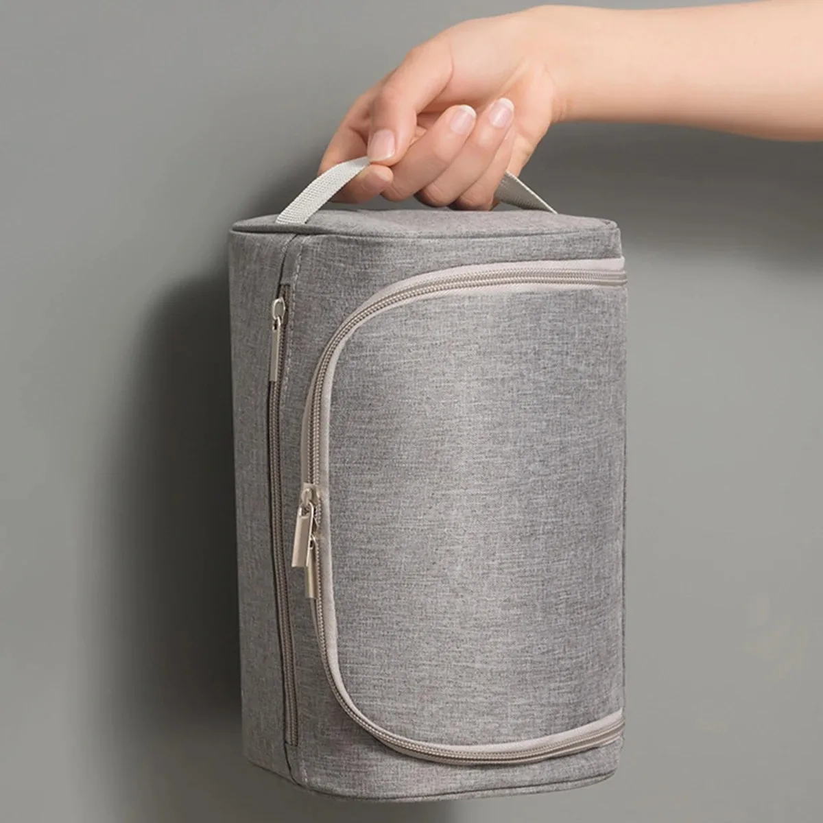 حقيبة أدوات الزينة المحمولة للسفر سعة كبيرة قابلة للطي حقيبة التخزين هوك حقيبة تخزين متعددة الوظائف الفرعية