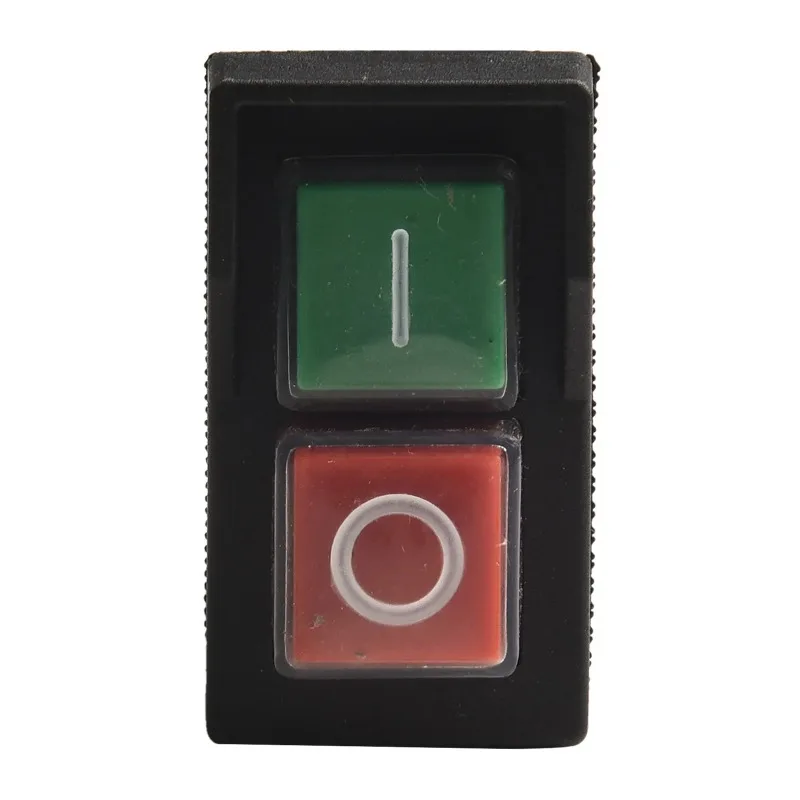 6 Pin Pushbutton Switch for KJD17 18A 127V Replacement Part for Table Saw with Waterproof Design and Reliable Performance