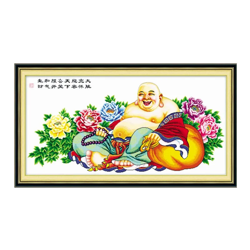 

Набор для вышивки крестиком Maitreya Buddha (1) люди 18ct 14ct 11ct печать холсты стежков вышивка своими руками рукоделие