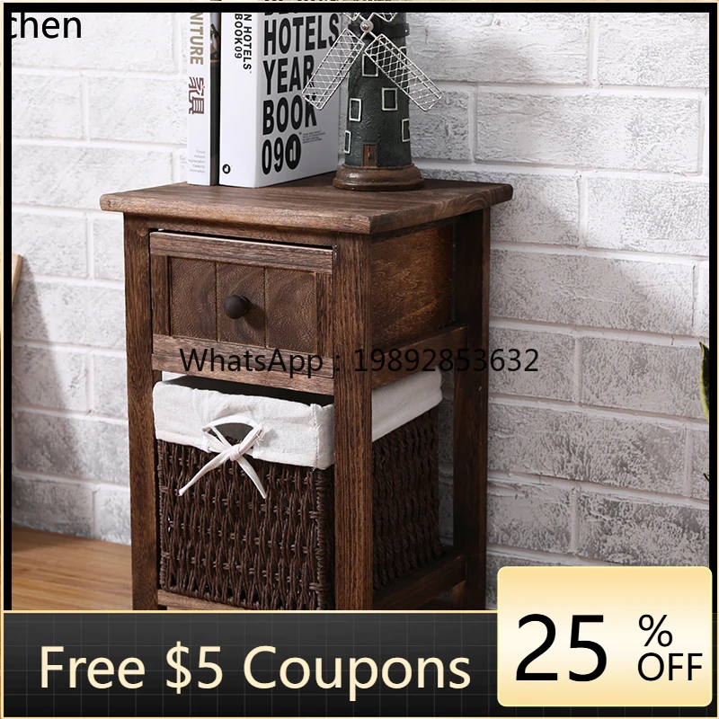 

narrow cabinet 28cm length, width 30cm height 45cm solid wood cabinet is easy to install