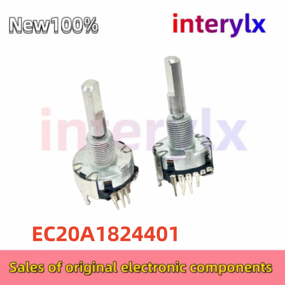 1-5Pcs/Lot original EC20A1824401 incremental rotary encoder mechanical with button switch 18 positioning pulse