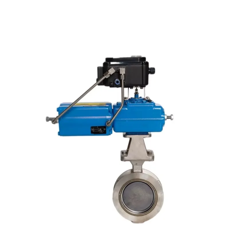 Hot New Products Control Valve Pneumatic Actuated Flanged Ball Valve