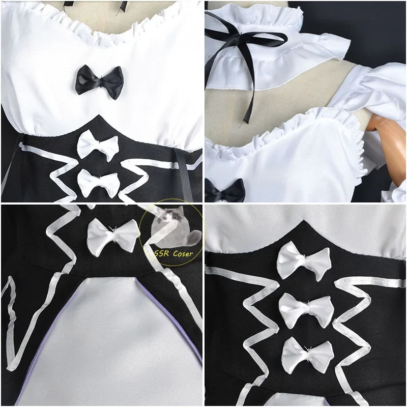 Rem Ram Maid Cosplay Costumes, Re: ontariKara Hajimeru Isekai Seikpetrol, Robes Kawaii, Re Life in a Different World, Anime Maid