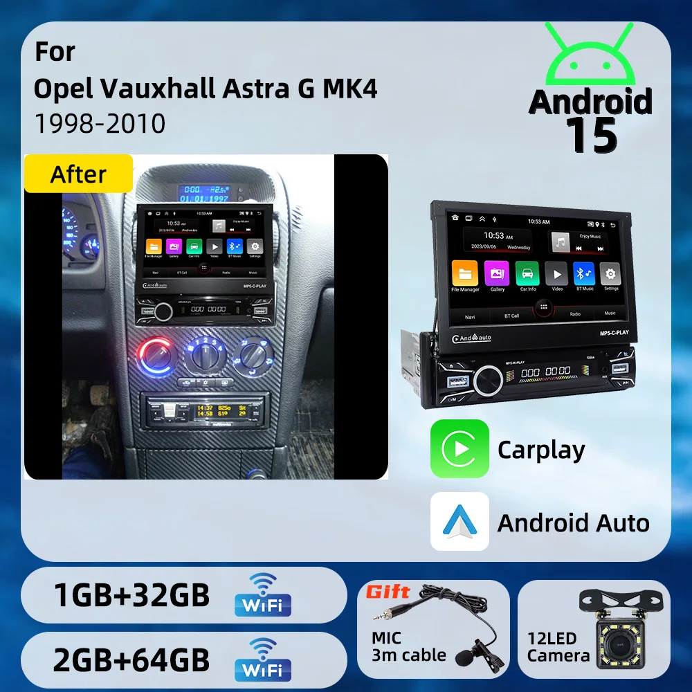 For Opel Vauxhall Astra G MK4 1998-2010 7