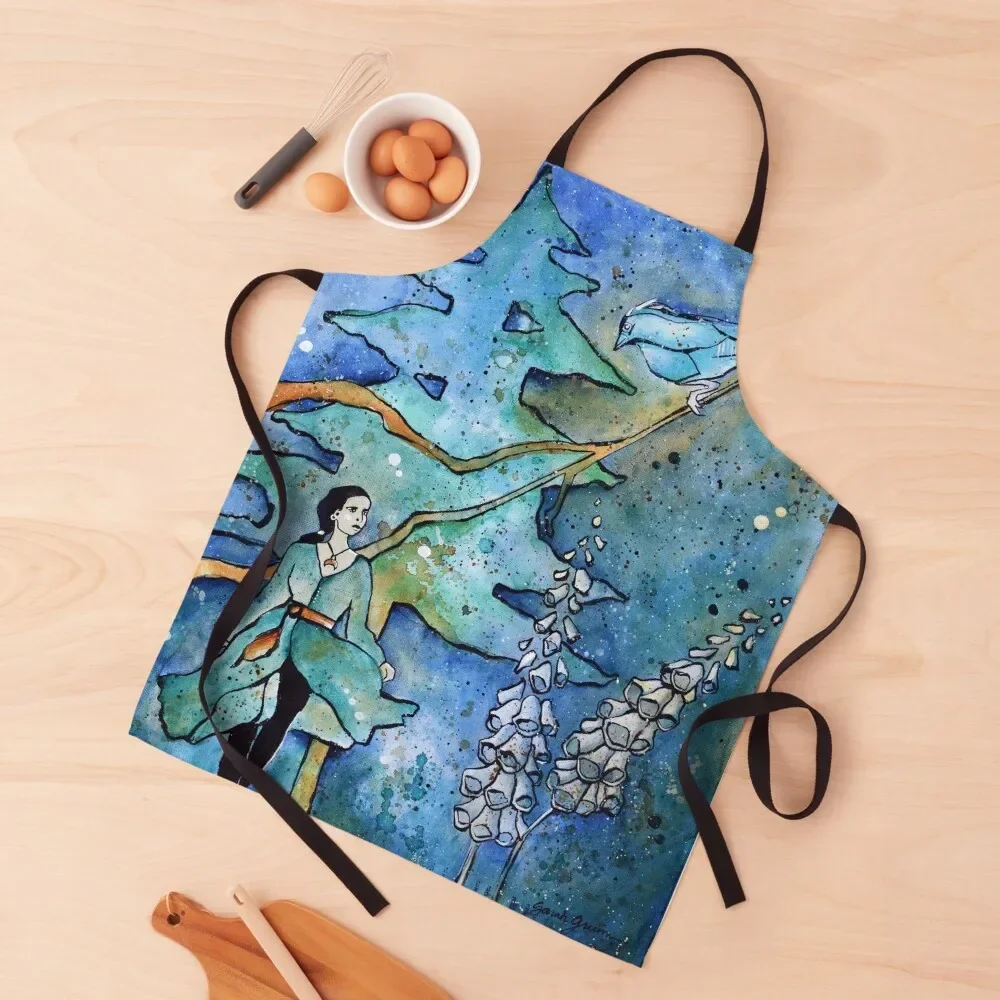 

Space Time Apron Sexy barber uniform Kitchen Women Apron