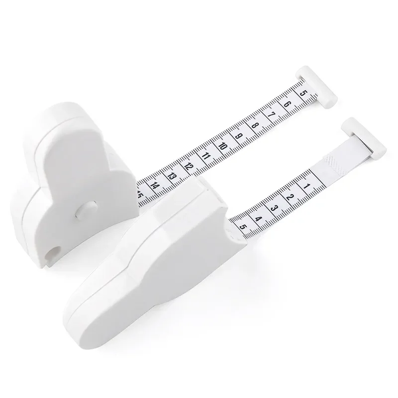 for  1.5m 60inch Healthy Telescopic Soft Ruler Torch Handle Y-shaped Waist Automatic Measuring Tape for Clothing