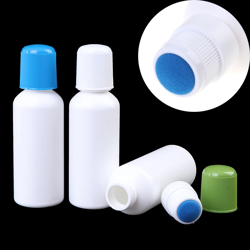 100ml Sponge Tip Applicator Bottle Medical Topical Liquid Plastic Dispenser Bottle