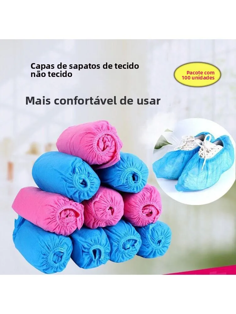 disposable-thickened-non-woven-fabric-shoe-covers-breathable-anti-slip-dust-proof-home-use-shoe-covers-pack-of-100