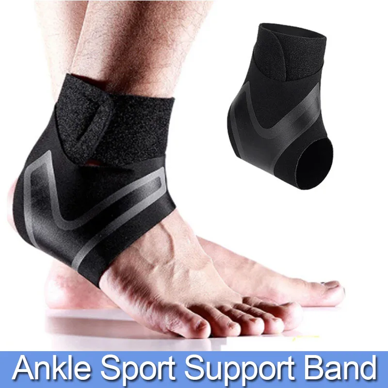 

1Pair Ankle Brace Breathable Polyester Fiber for Sprains Sports Injuries Adjustable Compression Ankle Wrap Support For Running