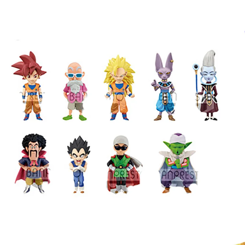 Dragon Ball Action Figure Son Goku Master Roshi Beerus Piccolo Son Gohan Hercule Whis Model Desktop Ornament Toys