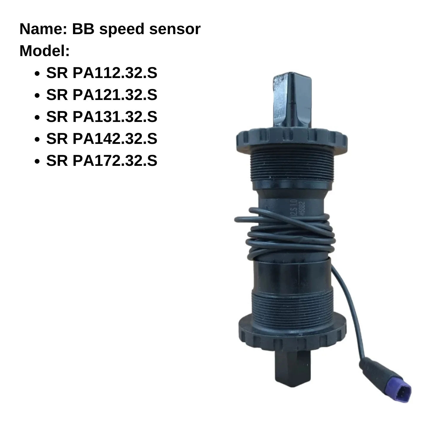 

Датчик центральной колонки Bafang Assist PAS SR PA121. 32S Новый датчик помощи педали 2,0 68 мм Усилитель педалей для электрического велосипеда