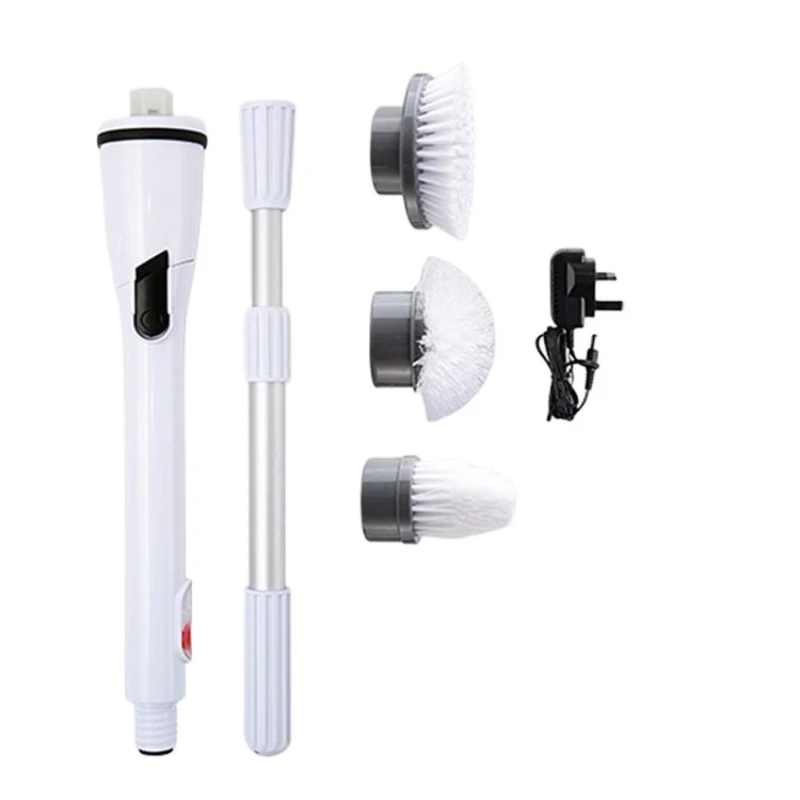 Wholesale Detachable Heads Bathroom Floor Wireless Cleaning Brush Electric Spin Scrubber