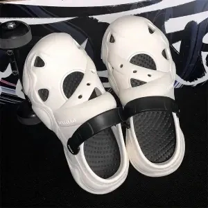 Personalized Fashion Sports Style Couple Cave Shoes Summer Outdoor Non-slip Two Wear EVA Beach Shoes Men and Women