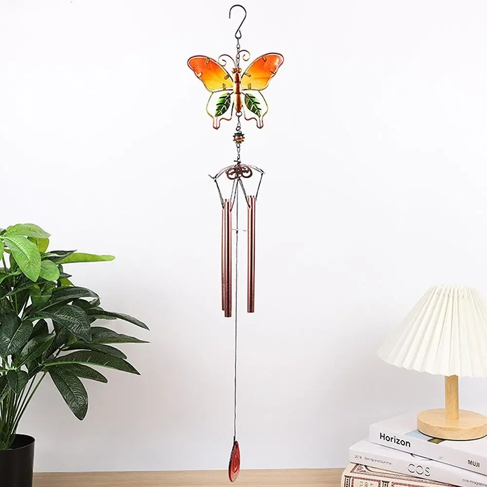 

Blessing Metal Butterfly Wind Chime Vintage Creative Bell Pendant Painted Exquisite Hanging Decoration Tree