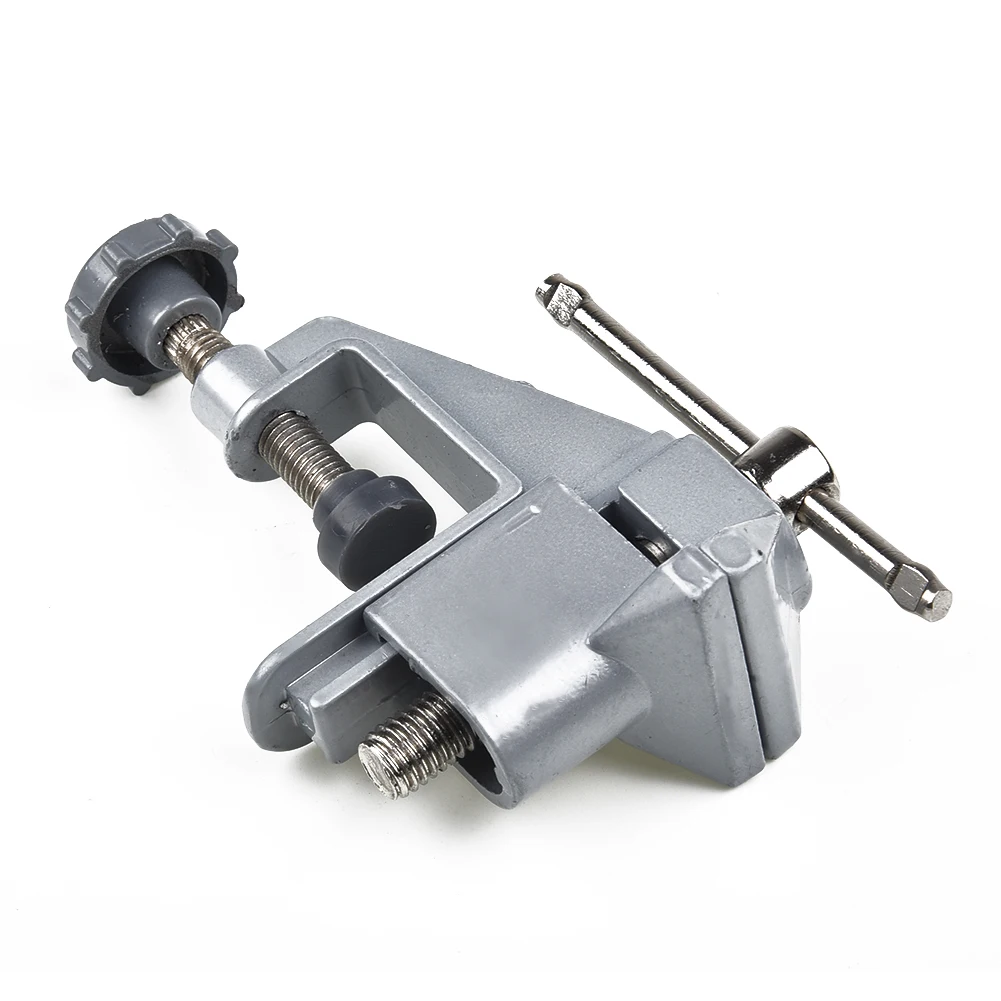 Swivel Tables Bench Vise Tools Workshop Aluminum Alloy Carpentry DIY Heavy Duty Hobby Holding Repair Supply Clamps