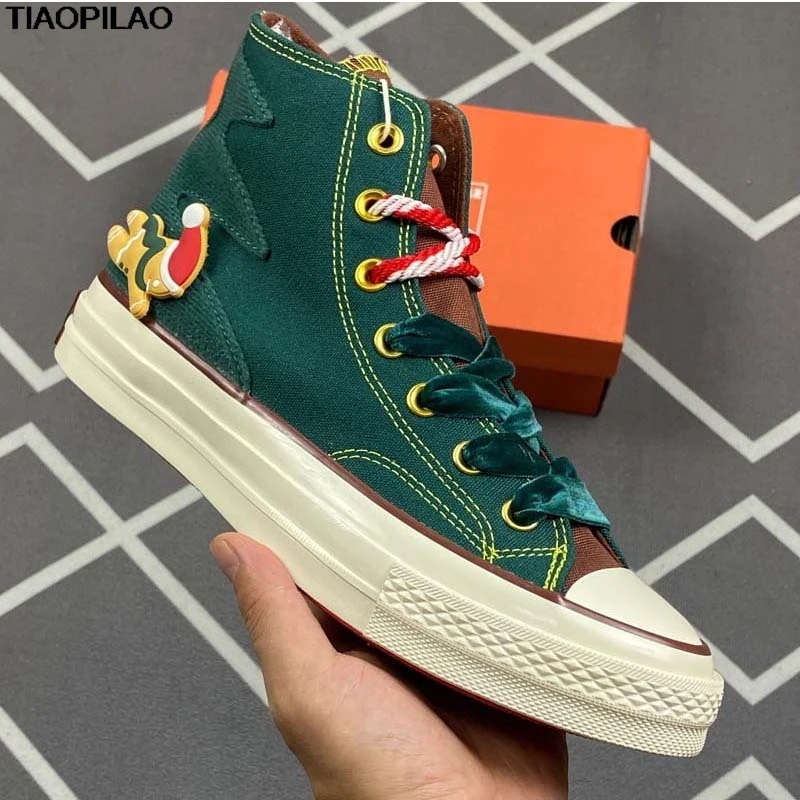 

Tiaopilao Designed Christmas Doll Women's Canvas Shoes Spring Autumn Casual Men's Sports Shoes High-quality Of Couple Shoes