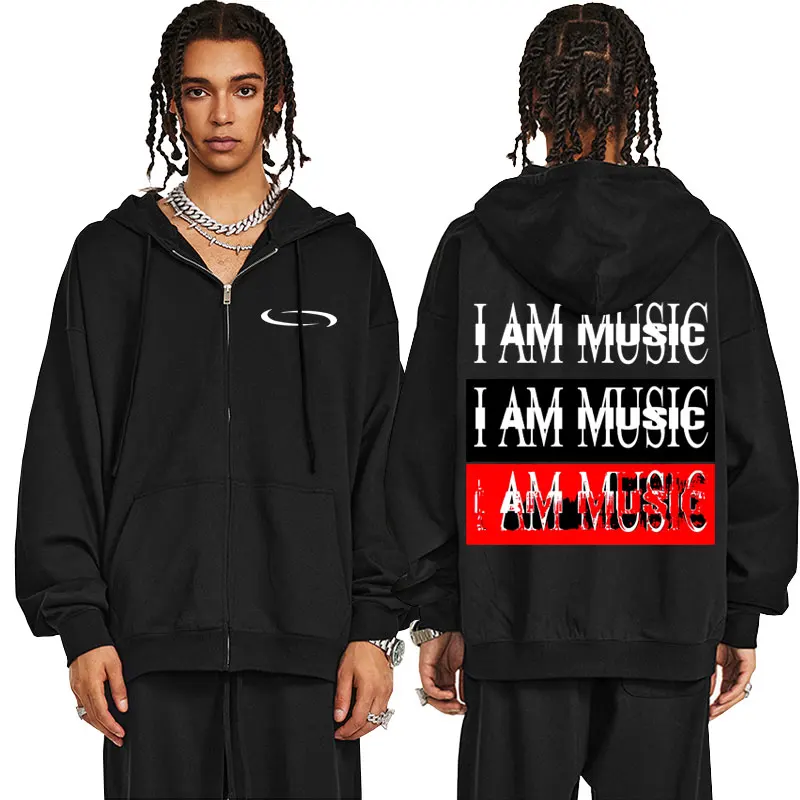 Rapper Playboi Carti I Am Music Opium Zipper Hoodie Men Women Hip