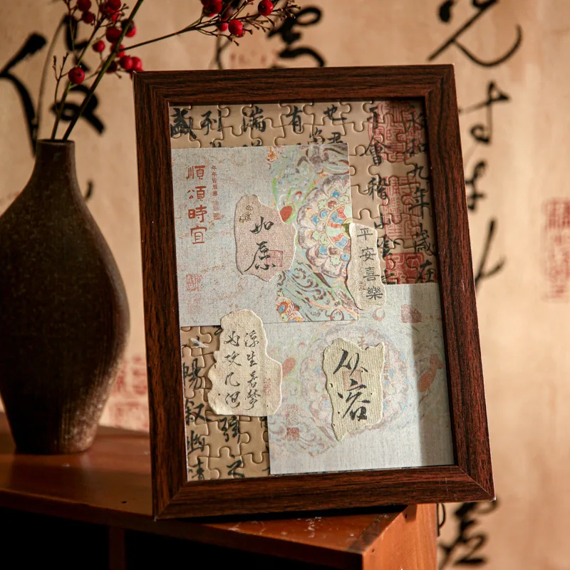 Mensagem Memo Paper National Wind Blessing, Notas do Aluno, Texto, 60 Folhas