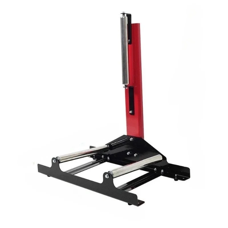 Professional car tire wheel cleaning rack, rotating rolling labor-saving bracket, cleaning car wash rack