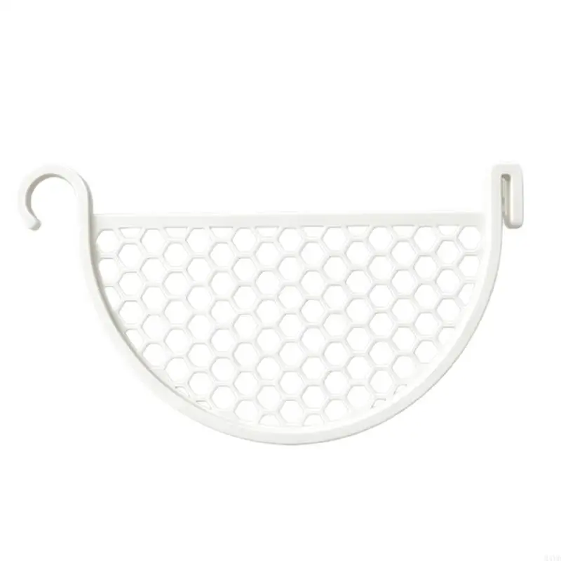 Drain Strainer Insert 5.57 x 3 In Filter Guard Roof Gutter for Kitchen Bathroom Outdoor Drain Opening with Side Support M4YD