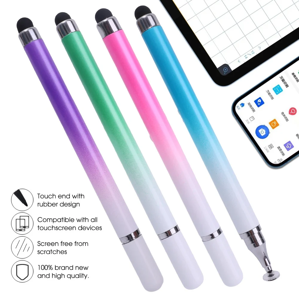 2 In 1 Universele Stylus Pen Voor Samsung Galaxy Tab S6 Lite A7 A8 A9 Plus S9 Fe S9 S7 S8 S9ultra 2023 Tekening Capacitief Potlood