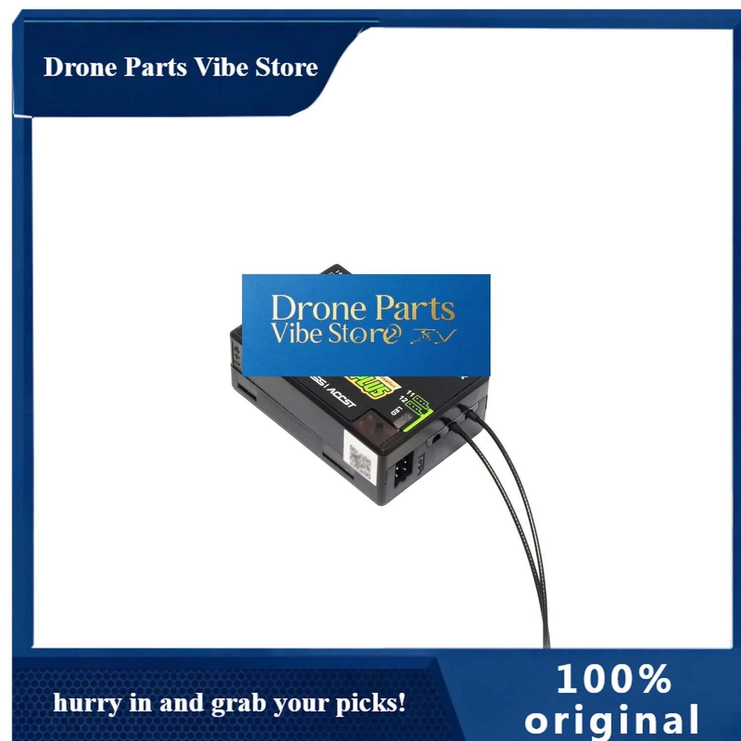 

Drone Parts FrSky ARCHER Plus SR12+ Receiver 2.4G 16CH 8S 10Ae 10Ae L Bus Blue Sky Protocol Racing Drone