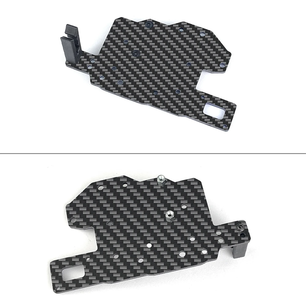 TRINOOD Carbon Fiber ESC Mount Plate for 1/8 Kraton 6S V4&V5 BLX Typhon 6S TLR RC Truck Buggy MAX 8  G2 Upgrade Parts