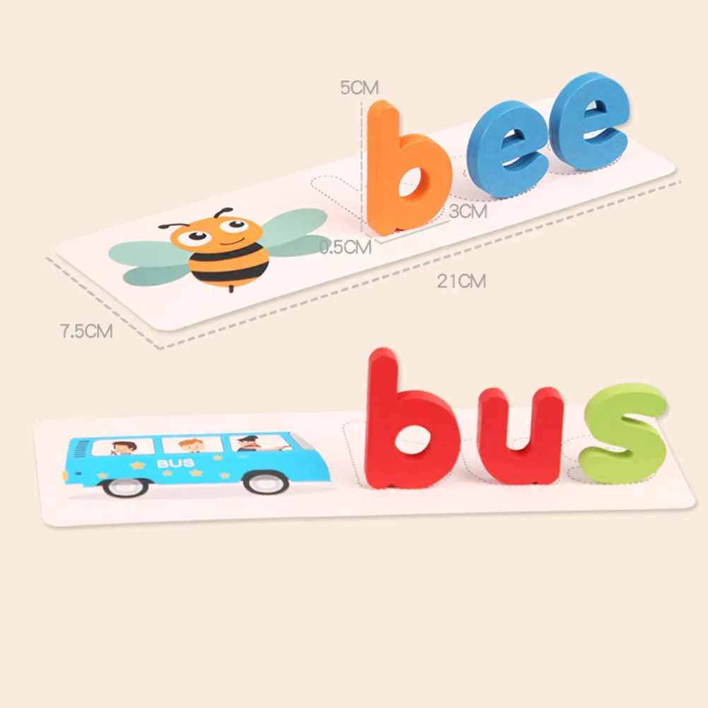 

1 set 1 Set 26 English Alphabet Spelling Educational Learning Tool For Kids Early Study Skill Development Cognitive Playset Word