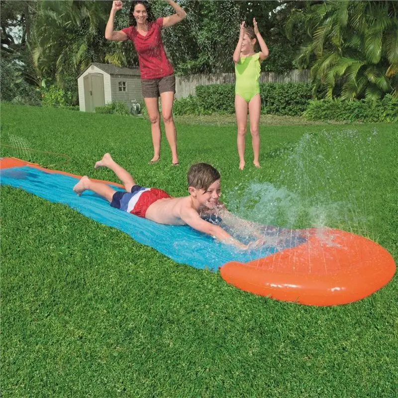 52254 18Inch Single Slide Speed Ram For Soft Landing 5.49M Single Lane Slide With A Wet Drench Pool Finish
