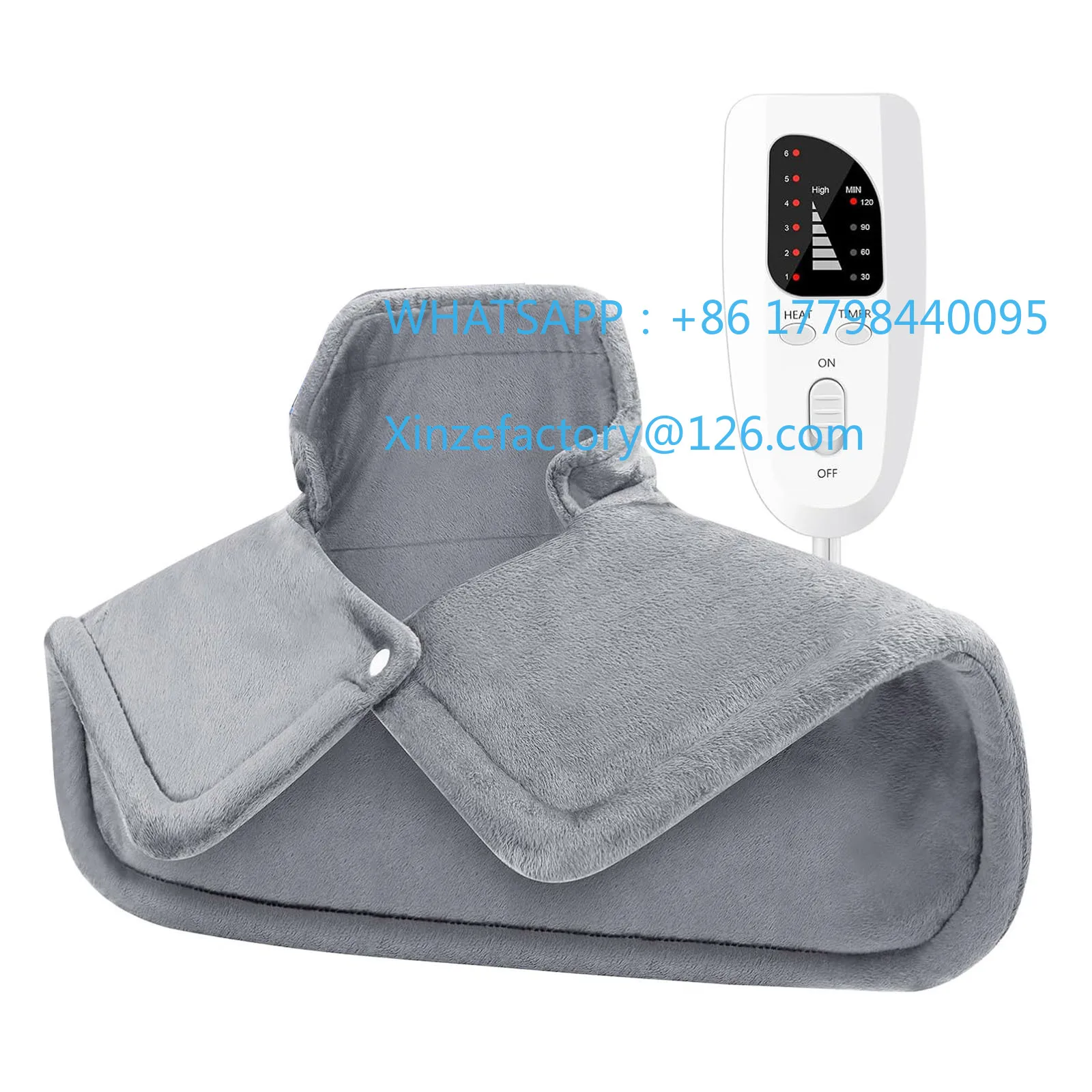 

Настраиваемая электрическая шаль, портативная офисная грелка, контроль температуры